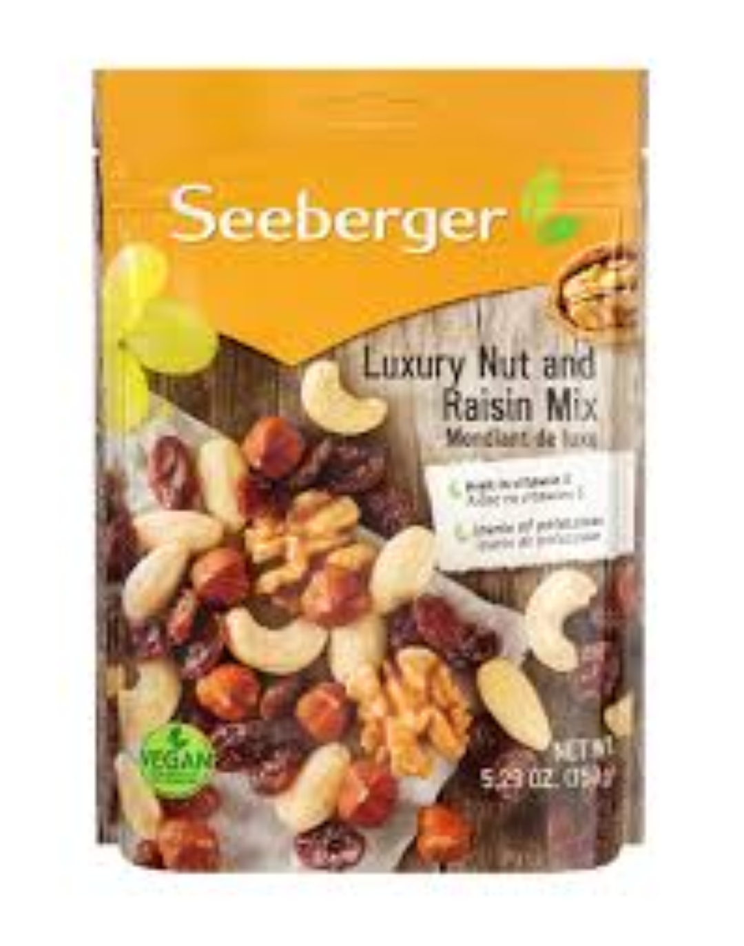 SEEBERGER LUXURY NUTS & RAISIN MIX 150G